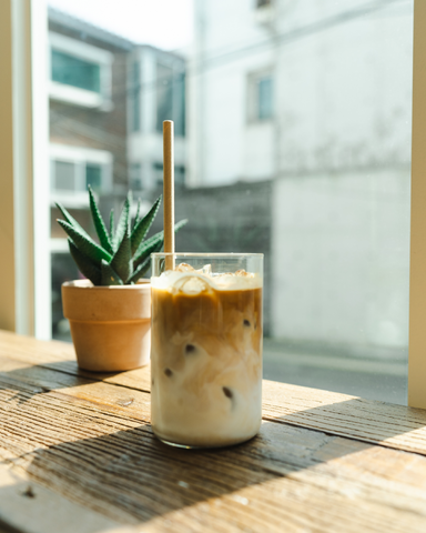 Lavender Vanilla Iced Latte