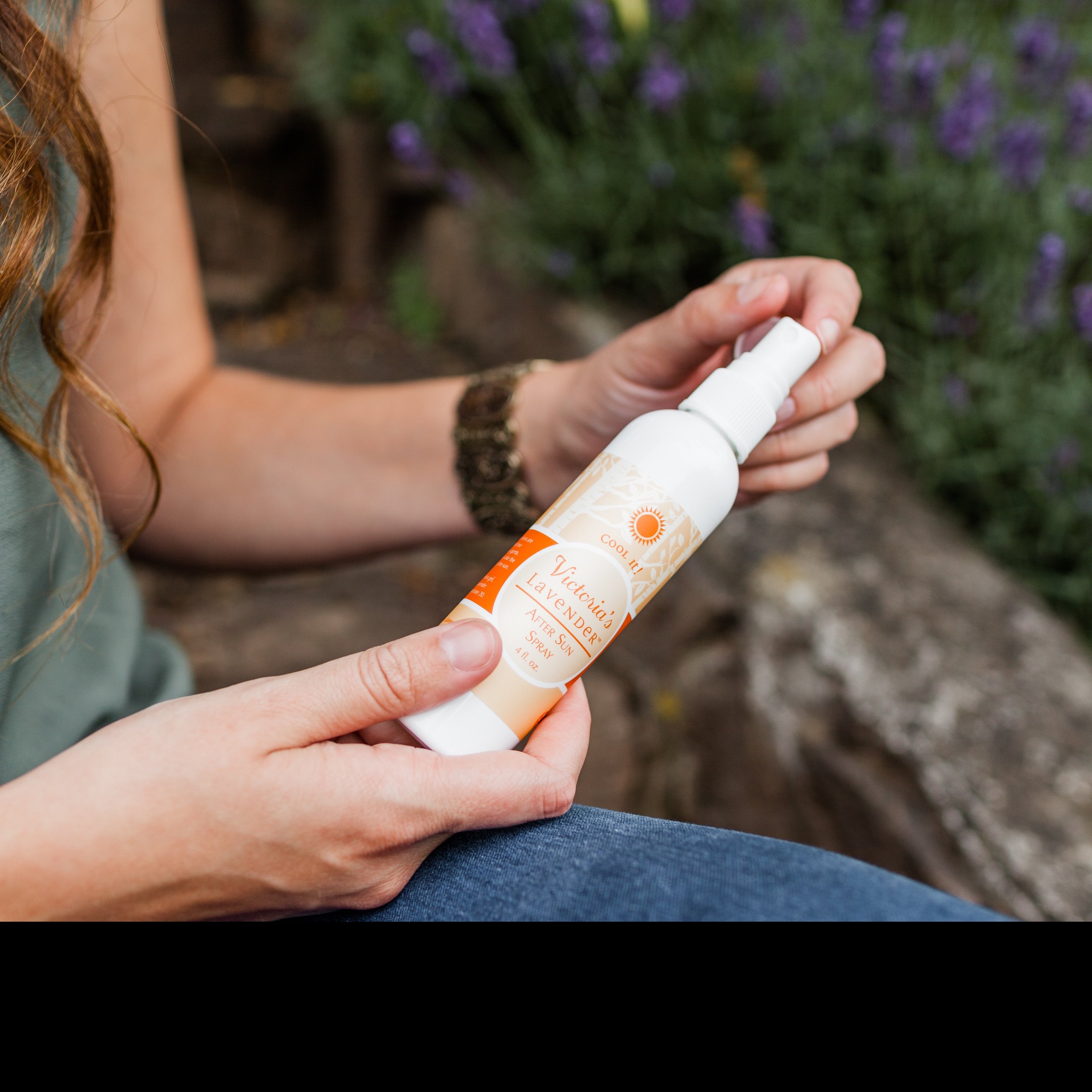 Aloe after sun spray for sunburn relief