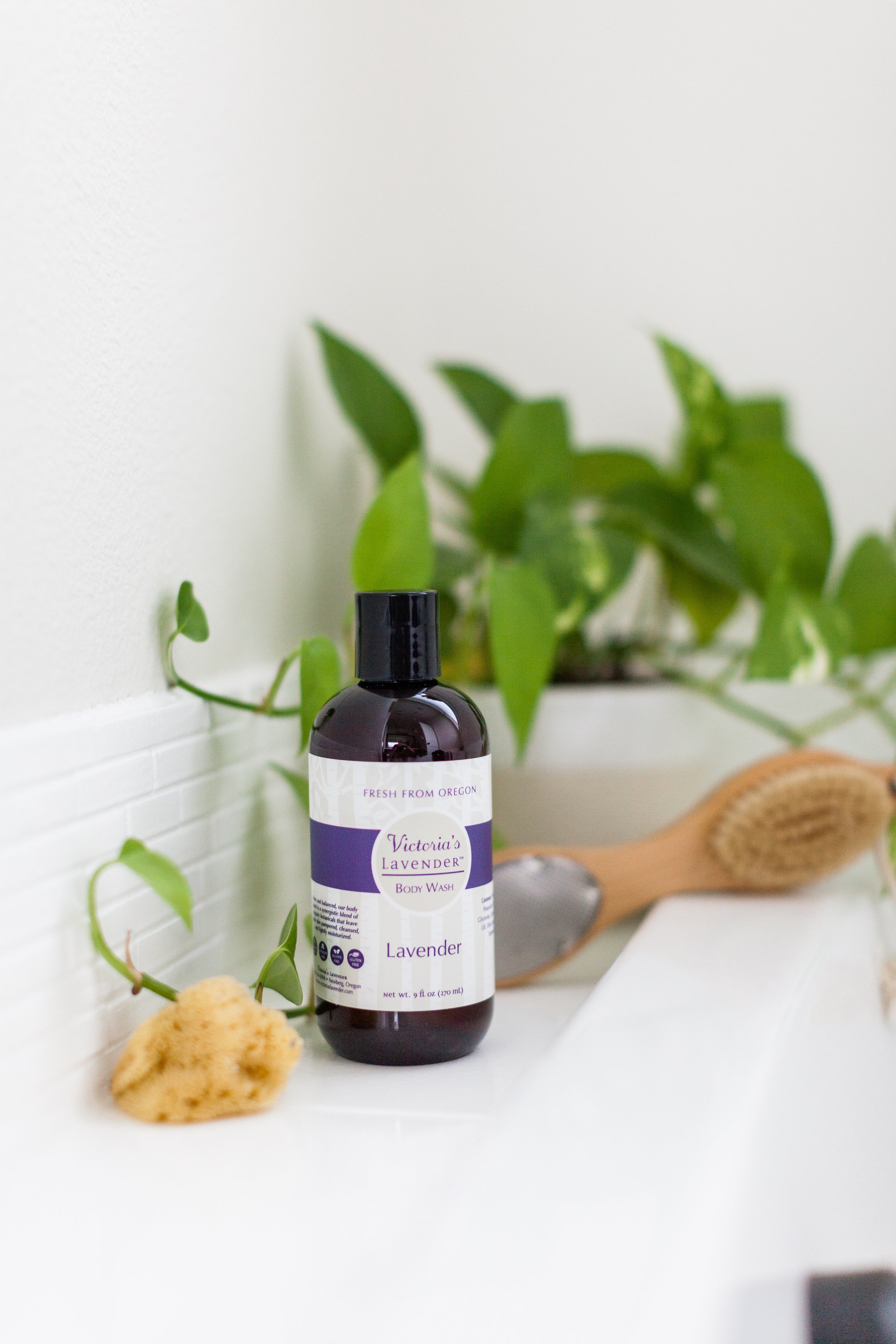 Body wash made with organic ingredients