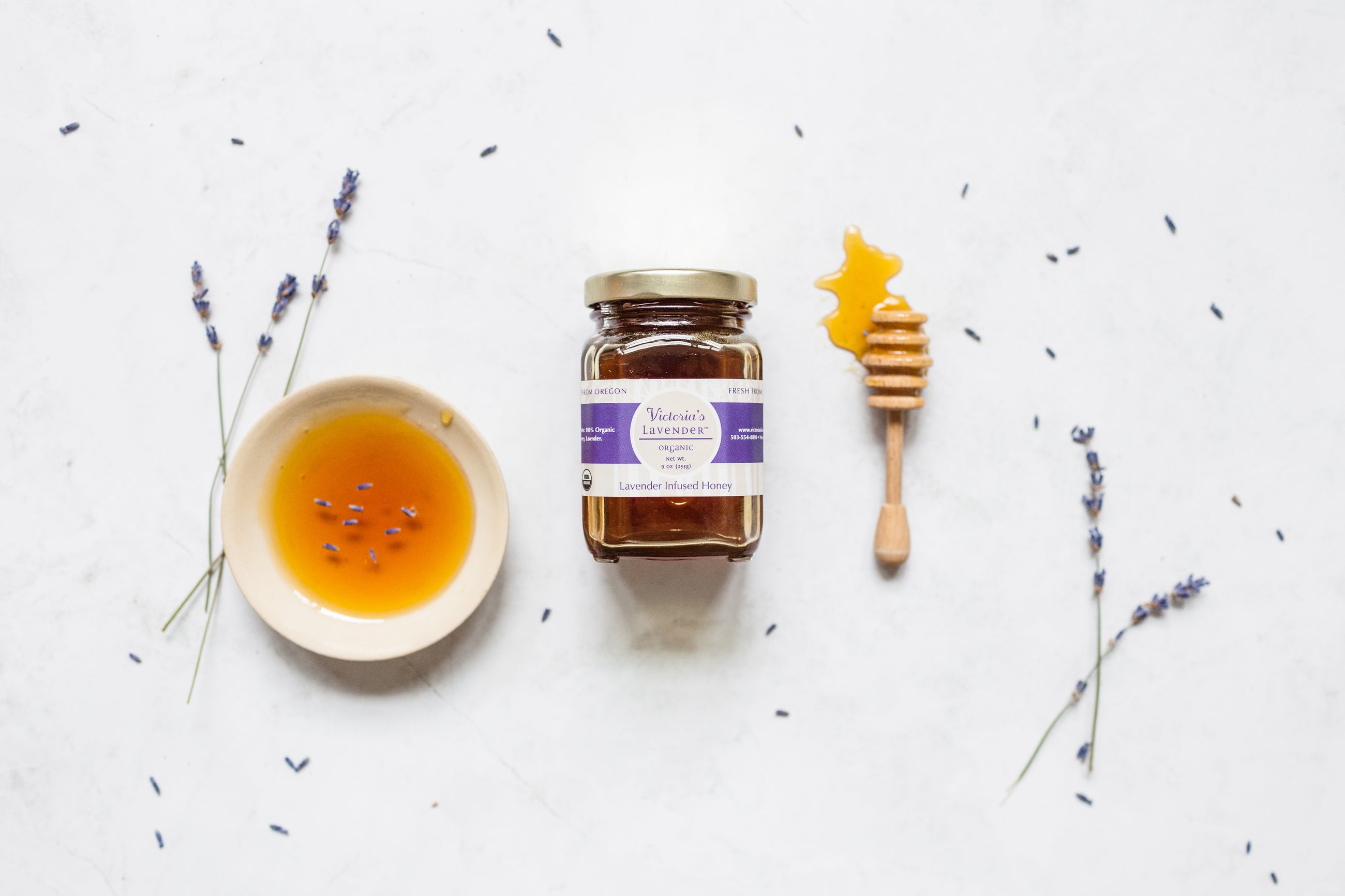 Organic Lavender Honey