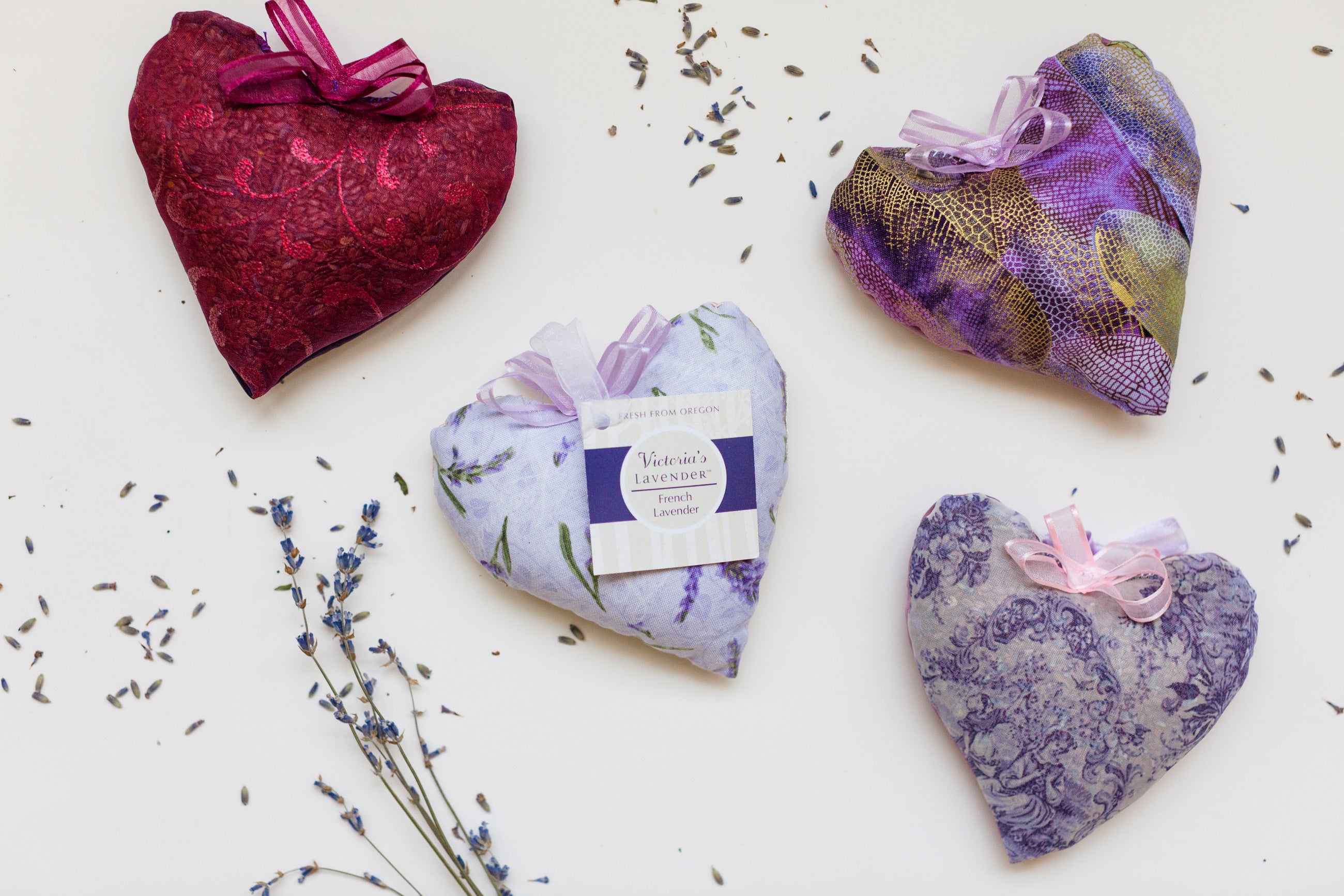 Lavender Heart Sachets