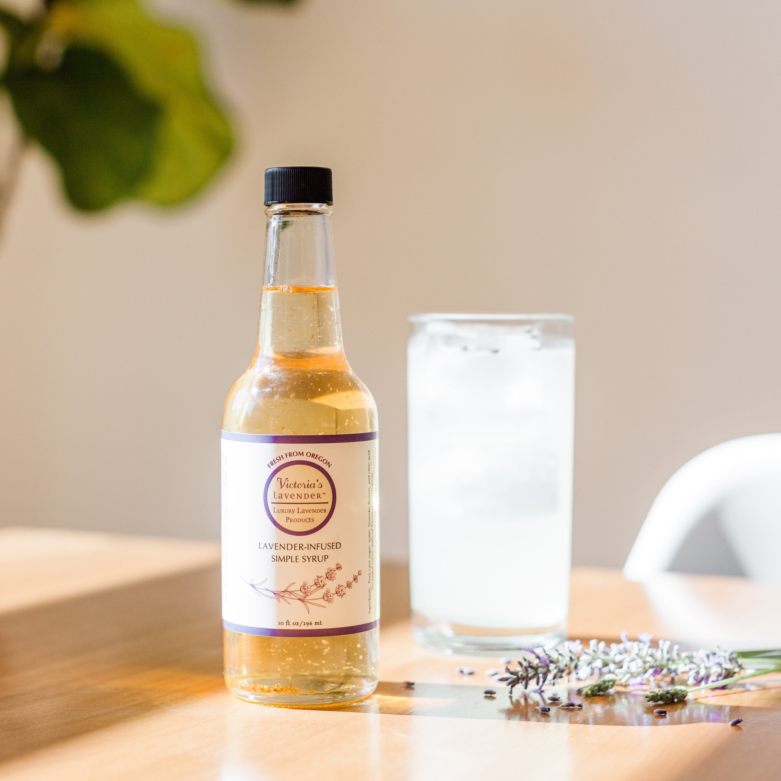 Lavender Infused Simple Syrup