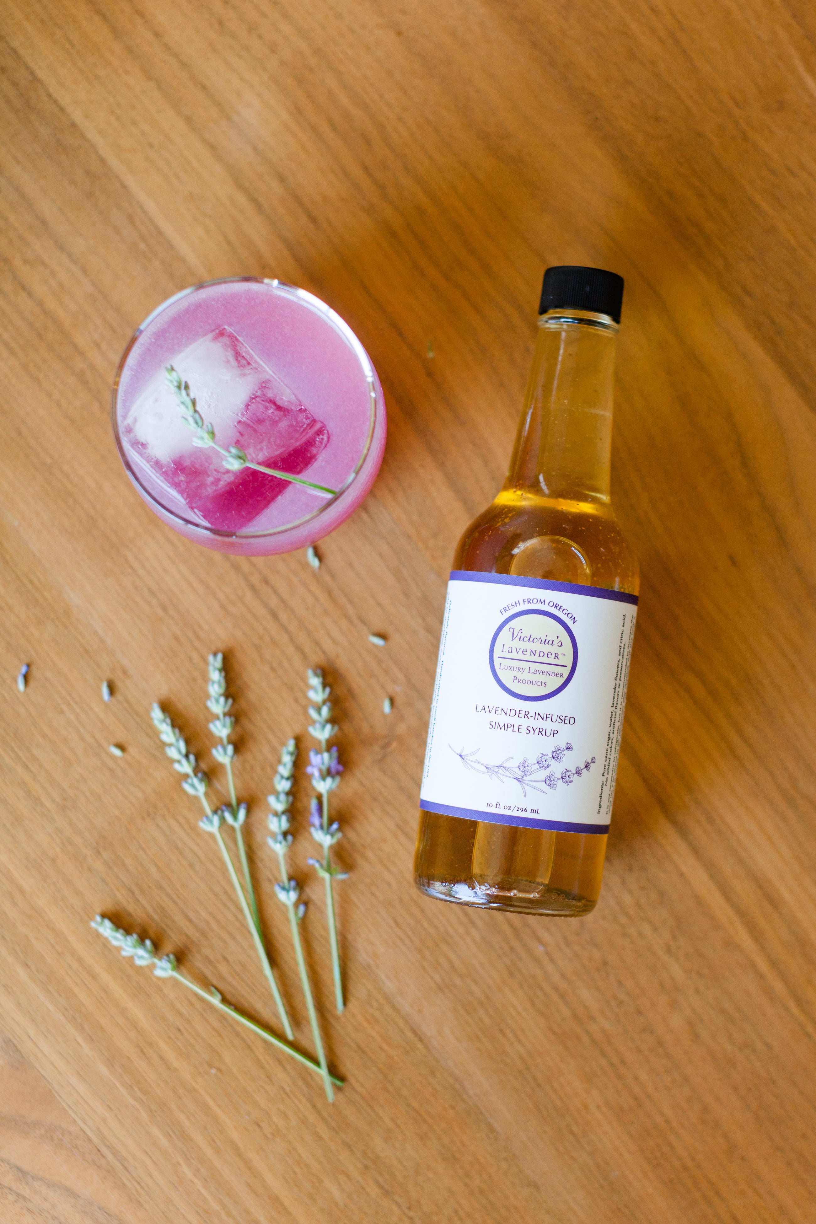Lavender Infused Simple Syrup