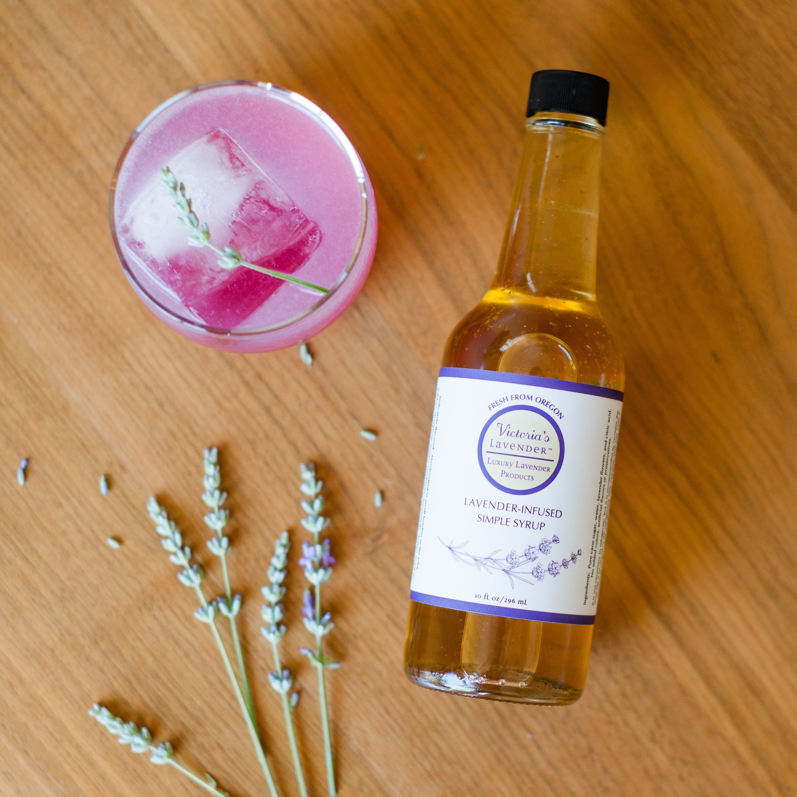 Lavender Infused Simple Syrup