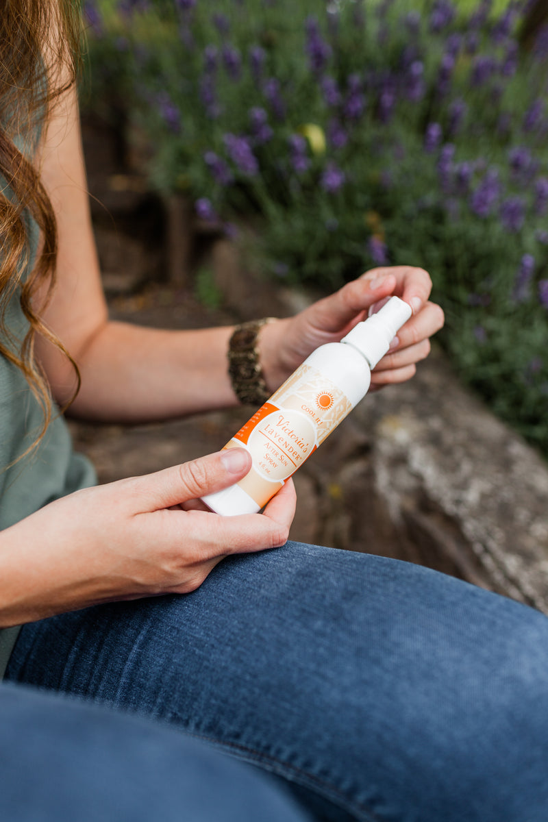 Aloe after sun spray for sunburn relief