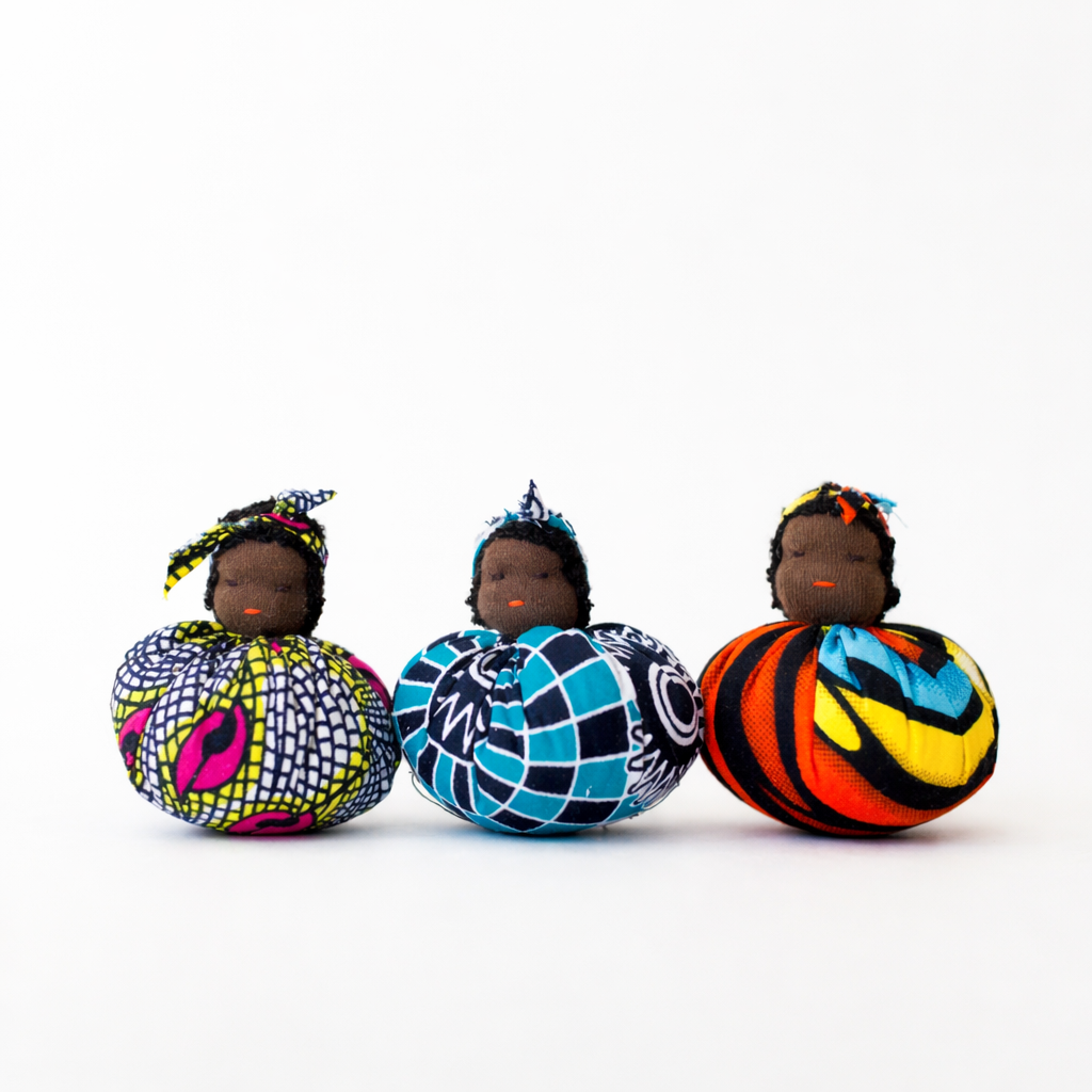 Lavender filled African "Haya" Dolls