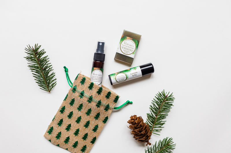 Lavender & Fir Holiday Travel Set