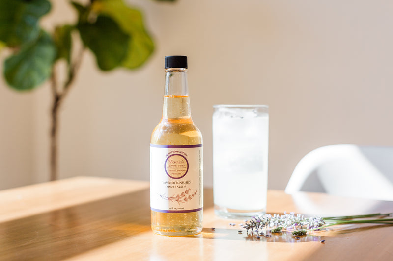 Lavender Infused Simple Syrup
