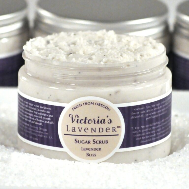 Sugar Body Scrub Lavender Bliss Victoria's Lavender