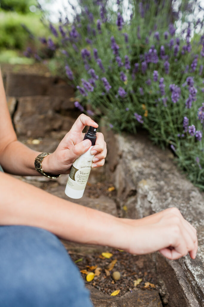 Victoria's Lavender's All Natural Bug Repellent Spray Bottle