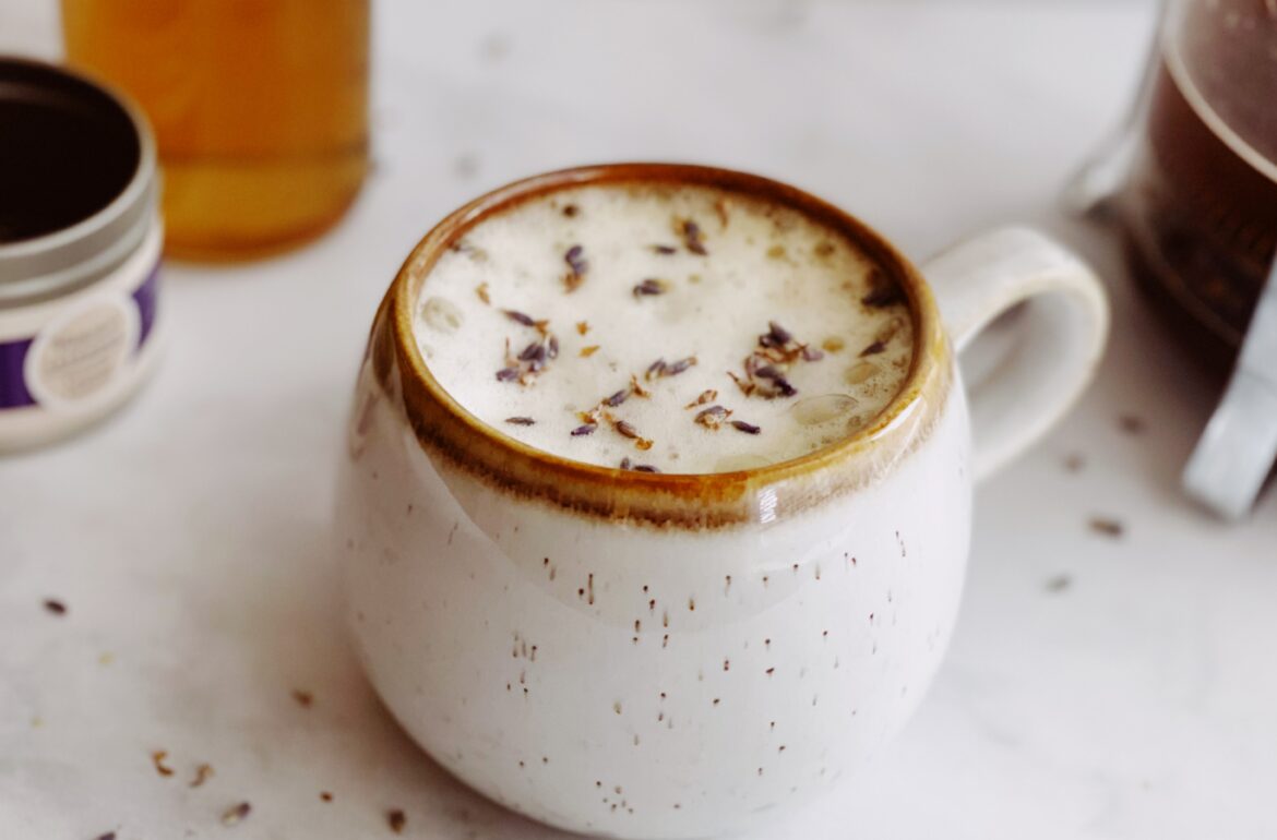 Lavender Simple Syrup - Lavender Latte