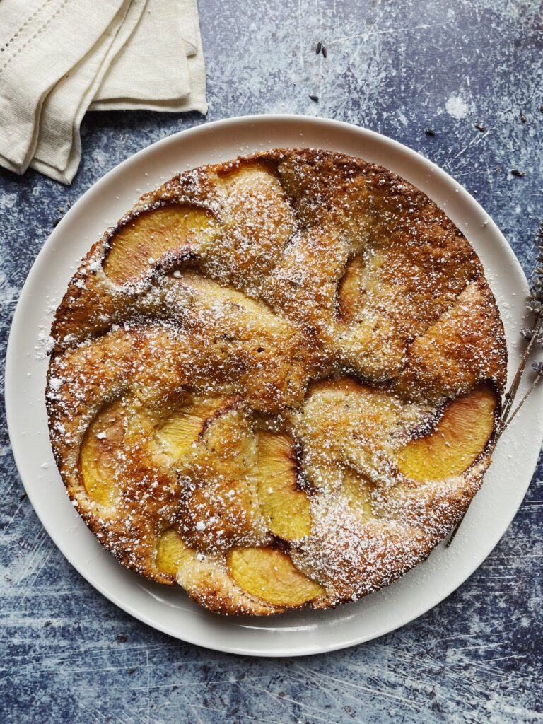 Peach Lavender Torte