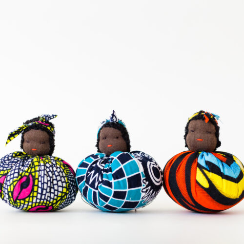 Lavender filled African "Haya" Dolls